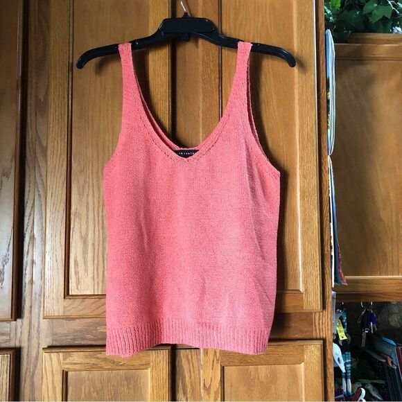 Gibsonlook Double V Ribbed Sweater Tank - M - Picture 1 of 11